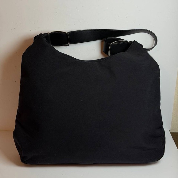 Salvatore Ferragamo Vala Shoulder Bag Nylon Black - Picture 7 of 11